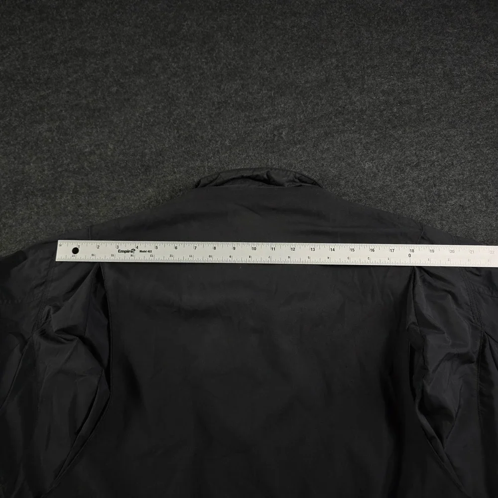 Vtg Faconnable Albert Goldberg Black Biswing Bomber Jacket Elbow Patches Men's L - Picture 9 of 16